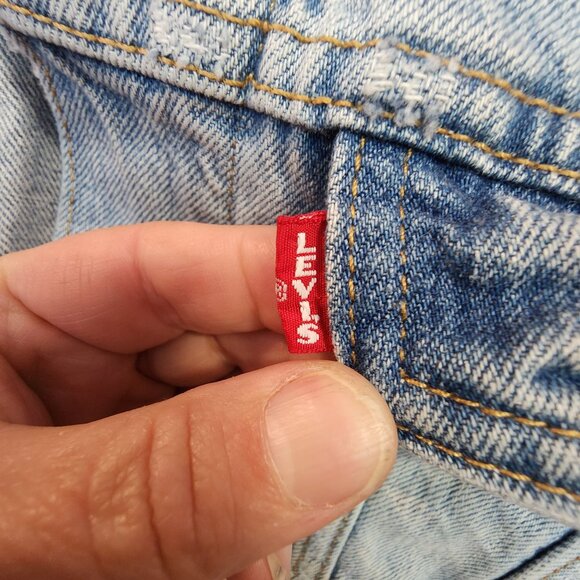 Levis Premium Light Wash Denim Jacket XS Womens Classic Button-Up - Picture 3 of 5